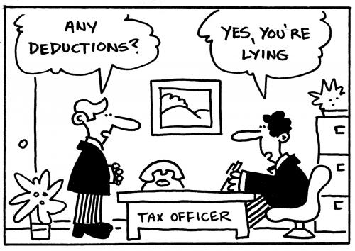 Cartoon: tax (medium) by Flantoons tagged accounts,accountant,business,office,boss,manager,money,finance,profit,staff,employ,computer,it,pc,internet