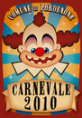 Cartoon: CARNEVALE A PORDENONE (small) by zellaby tagged carnevale,pordenone,clown,zellaby,postcard