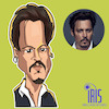 Cartoon: caricature of Johnny depp (small) by Gamika tagged johnny,depp