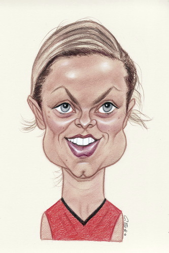 Cartoon: Kim Clijsters (medium) by Gero tagged caricature