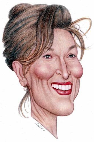 Cartoon: Meryl Streep (medium) by Gero tagged caricature
