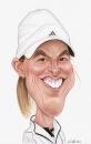 Cartoon: Justine Henin Hardenne (small) by Gero tagged caricature
