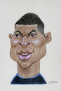 Cartoon: Kylian Mbappe (small) by Gero tagged caricature