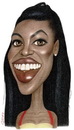 Cartoon: Naomi Campbell (small) by Gero tagged caricature