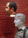 Cartoon: in the museum (small) by tanerbey tagged museum,visiter,history,sculpture,bust,archelogy