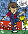 Cartoon: Lionel Messi Balon de Oro 2010. (small) by lexgromiko tagged lionel messi balon oro 2010 barcelona