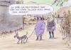 Cartoon: Hund (small) by Bernd Zeller tagged hund,hunde,dog,dogs,pet,pets,street,fitness,health,fashion,body