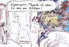 Cartoon: Modeerscheinung (small) by Bernd Zeller tagged moden,2030,zeit