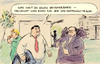Cartoon: PID-Debatte (small) by Bernd Zeller tagged pid,debatte,spd,merkel,designerbabys