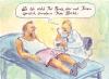 Cartoon: Überraschende Diagnose (small) by Bernd Zeller tagged arzt,mann,patient,therapie,diagnose,blase,urologe