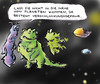 Cartoon: Weltraummonster (small) by Bernd Zeller tagged monster,weltall