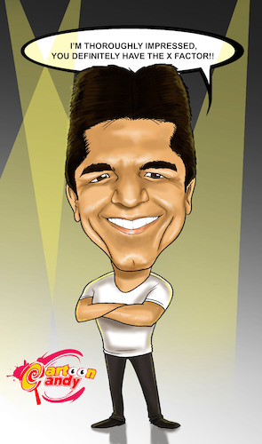 Cartoon: Simon Cowell (medium) by Marycaricature tagged factor,britains,got,talent,simon,cowell