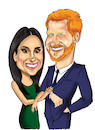 Cartoon: Harry and Meghan (small) by Marycaricature tagged royal,family,duke,and,duchess,of,sussex