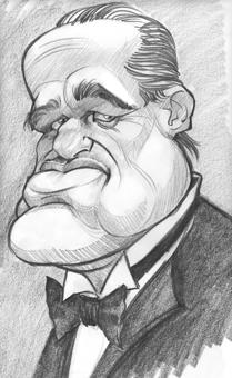 Cartoon: Marlon Brando (medium) by Nenad Vitas tagged marlon,brando,actor,usa,movies,cinema