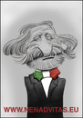 Cartoon: VERDI GIUSEPPE (small) by Nenad Vitas tagged music,la,traviata,nabuko,aida,italia,composer
