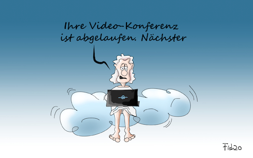 Cartoon: Kirchen bleiben zu (medium) by Fish tagged corona,covid,19,kirchen,öffnung,lockerung,abstandsgebot,kontaktverbot,ansrteckung,pandemie,epidemie,tod,seuche,fish