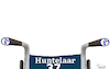 Cartoon: Huntelaar hilft (small) by Fish tagged fussball,huntelaar,klaas,jan,wechsel,fc,schalke,04,abstieg,hilfe,rollstuhl,bundesliga,erste,liga