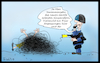Cartoon: Taser für die Bundespolizei (small) by Fish tagged taser,polizei,bundespolizei,innenminister,minister,waffen,abwehr,csu