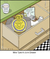 Cartoon: Junk Drawer (small) by noodles tagged boxing junk drawer mike tyson ear pigeon