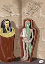Cartoon: pharaoh (small) by zule tagged pharaoh,mummy,egypt,ski