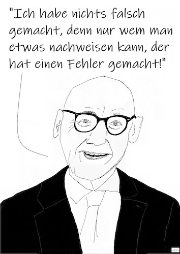 Cartoon: Ehrlichkeit (medium) by Stefan von Emmerich tagged masken,affäre,corona,csu,alfred,sauter