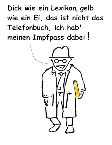 Cartoon: Impfpass (medium) by Stefan von Emmerich tagged impfpass,corona