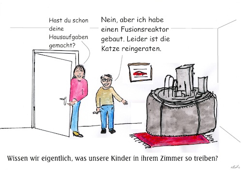 Cartoon: Schule in der Coronakriese (medium) by Stefan von Emmerich tagged corona,virus,crisis,schule