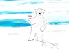 Cartoon: Der Eisbär Brieffreund (small) by Stefan von Emmerich tagged eisbär