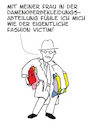 Cartoon: Fashion Victim (small) by Stefan von Emmerich tagged fashion,victim