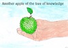 Cartoon: the apple of corona (small) by Stefan von Emmerich tagged corona,virus,crisis