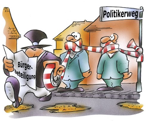 Cartoon: Bürgerbeteiligung (medium) by HSB-Cartoon tagged bürger,bürgerbeteiligung,meinung,bürgermeinung,politik,lokalpolitik,entwicklung,stadt,beamte,projekt,airbrushkarikatur,bürger,bürgerbeteiligung,meinung,bürgermeinung,politik,lokalpolitik,entwicklung,stadt,beamte,projekt,airbrushkarikatur