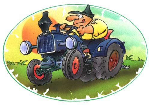 Cartoon: Oldtimer (medium) by HSB-Cartoon tagged oldtimer,farmer,,oldtimer,farmer,bauer,landwirtschaft,rennfahrer,traktor,maschine,pflug,acker,fahrzeug,nostalgik