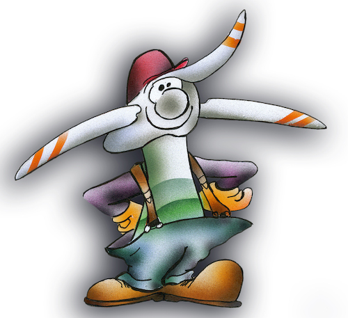 Cartoon: windmill (medium) by HSB-Cartoon tagged windmill,windrad,windkraft,windenergie,erneuerbare,grüne,energie,windstrom,ökologie,umwelt,umweltschonend,natur,klima,illustration,cartonnmotiv,cartoonfigur