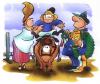 Cartoon: Frühförderung (small) by HSB-Cartoon tagged sport,reiten,pferde,animals,eltern,kinder,pony,