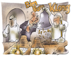 Cartoon: Glockengießerei (small) by HSB-Cartoon tagged glocke,kirchenglocke,glockengießerei,glockenguß,glockenton,gebimmel,glockenspiel,schiller,glockennstadt,glockengießer,glockenformbronze,stahl,klöppel,hammer