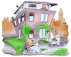 Cartoon: Stadtbegrünung (small) by HSB-Cartoon tagged stadtbegrünung,grünanlage,klima,klimawandel,fassadenbegrünung,park,schatten,cartoon,fassadenbemalung,hauswandbemalung