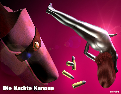 Cartoon: Die Nackte Kanone -The Naked Gun (medium) by Cartoonfix tagged die,nackte,kanone,the,naked,gun