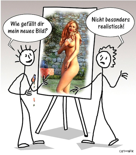 Cartoon: Die nackte Wahrheit (medium) by Cartoonfix tagged die,nackte,wahrheit