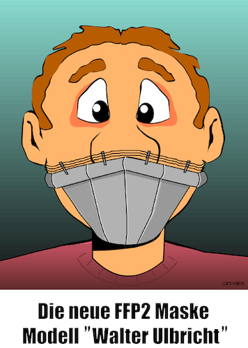 Cartoon: Neues Modell (medium) by Cartoonfix tagged maskenpflicht,änderung,des,infektionsschutzgesetz