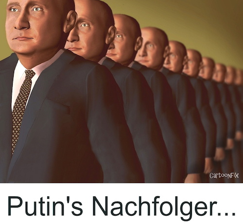 Cartoon: Putins Nachfolger (medium) by Cartoonfix tagged putins,nachfolger,successor