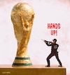 Cartoon: Hands Up! (small) by Cartoonfix tagged fussball,wm,2026,usa,immigration,and,customs,enforcement,ice