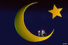 Cartoon: Moon Landing (small) by Cartoonfix tagged moon,landing