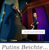 Cartoon: Putins Beichte (small) by Cartoonfix tagged putin,beichte,ukraine,krieg