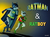 Cartoon: The Dynamic Duo (small) by Cartoonfix tagged batman,and,robin,classic,series,of,the,60s,dynamic,duo