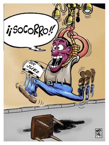 Cartoon: Sin retorno (medium) by Wadalupe tagged humornegro,dibujo