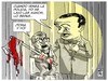 Cartoon: el ventrilocuo loco (small) by Wadalupe tagged ventrilocuo,actuacion,publico,show,pilatos,matanza,policia,crimen,psiquiatria
