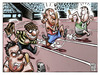 Cartoon: Ni Carl Lewis me alcanza (small) by Wadalupe tagged humor,dibujo,grafico,atletismo,deporte,ladron