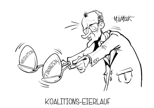 Koalitions-Eierlauf Koalitions-Eierlauf
