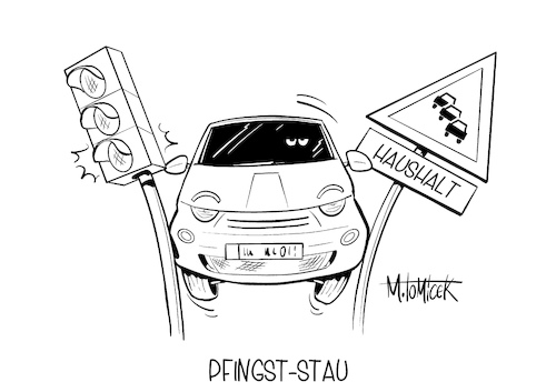 Pfingst-Stau