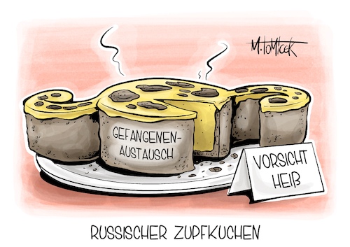 Cartoon: Russischer Zupfkuchen (medium) by Mirco Tomicek tagged russland,wladimir,putin,gefangenenaustausch,austausch,gefangene,gefangen,gefängnis,usa,deutschland,amerika,freilassung,frei,austauschen,russischer,zupfkuchen,karikatur,pressekarikatur,cartoon,mirco,tomicek,russland,wladimir,putin,gefangenenaustausch,austausch,gefangene,gefangen,gefängnis,usa,deutschland,amerika,freilassung,frei,austauschen,russischer,zupfkuchen,karikatur,pressekarikatur,cartoon,mirco,tomicek